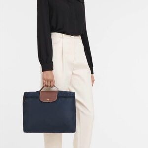 xx SOLD xx Longchamp Le Pliage Briefcase